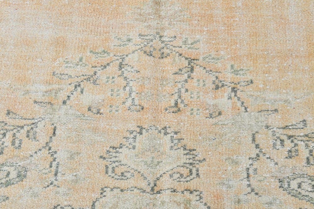 Rug 181x284 cm, orange, beige, wool, 1970s - 219444