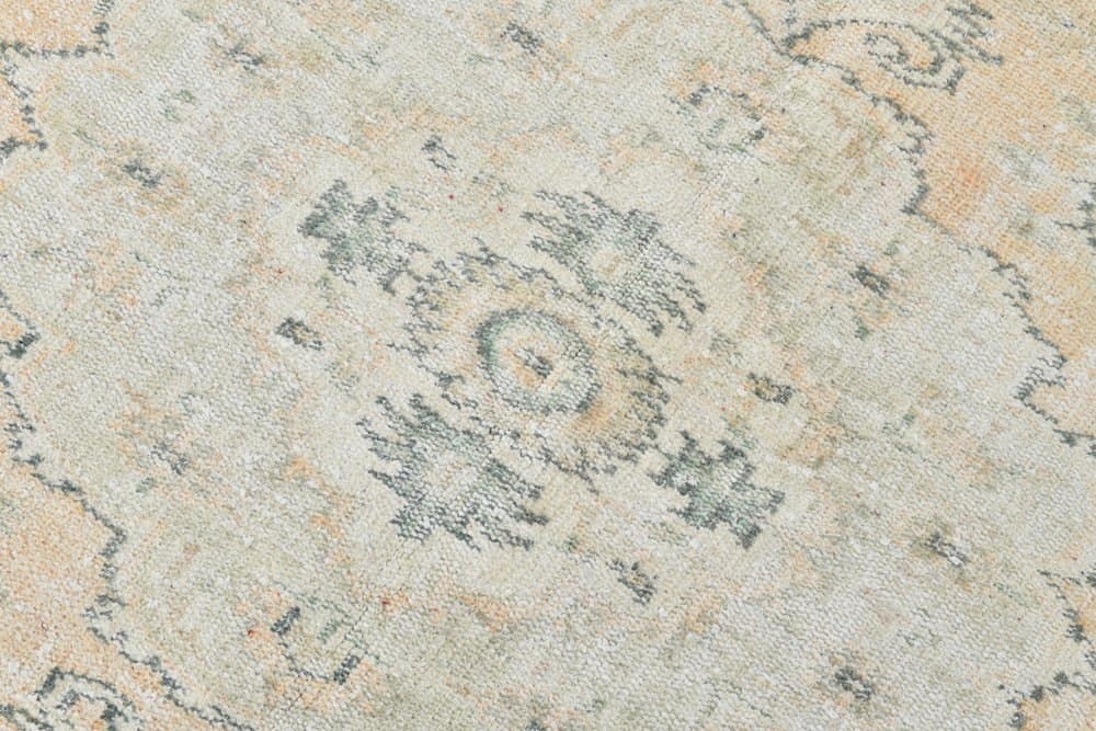 Rug 181x284 cm, orange, beige, wool, 1970s - 219449