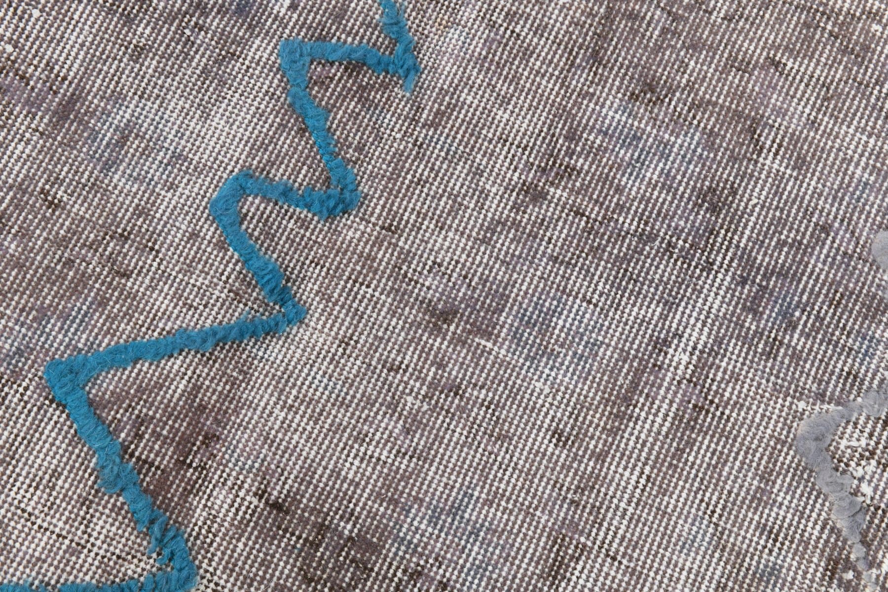 Rug 205x303 cm, grey, wool, 1960s - 219805