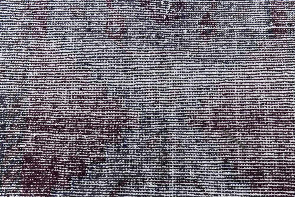 Chodnik 80x265 cm, śliwkowy, antracytowy, wełna, lata 70. - 219757