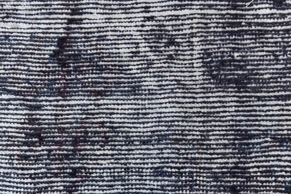 Rug 165x70 cm, black, wool, 1960s - 219740
