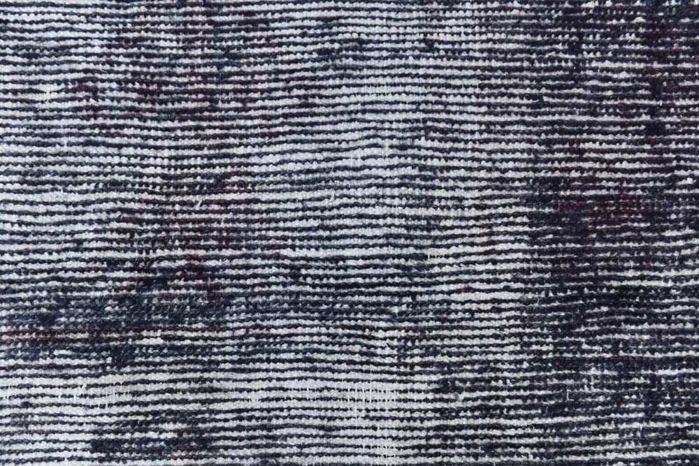 Rug 165x70 cm, black, wool, 1960s - 219741