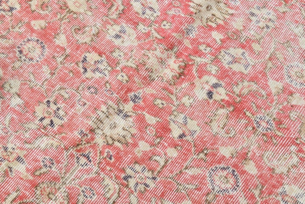 Rug 201x299 cm, Red, Beige, Wool, 1960s - 219702