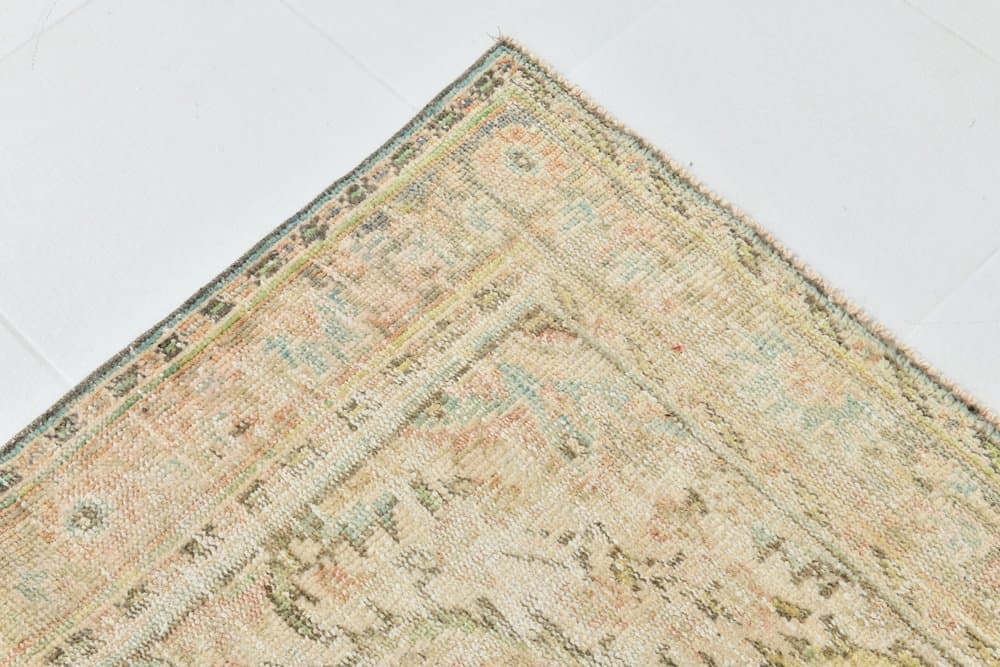 Rug 188x266 cm, Orange, Blue, Wool, 1970s - 220218