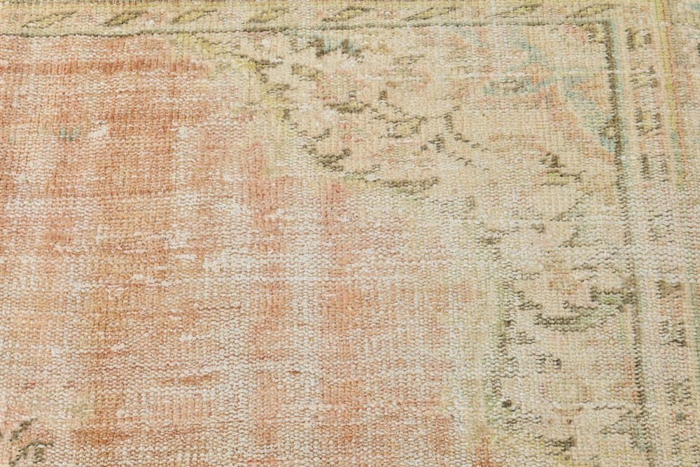 Rug 188x266 cm, Orange, Blue, Wool, 1970s - 220223