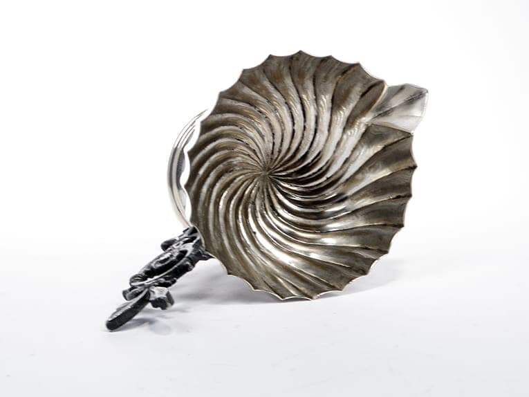 Mlecznik secesyjny, srebrny, mosiądz, Szwecja, XIX w. - 219916