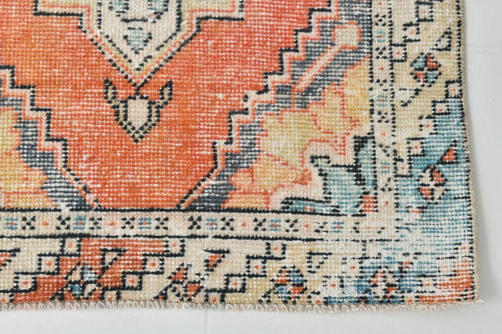 Runner 285x86 cm, red, wool, 1970s - 220147