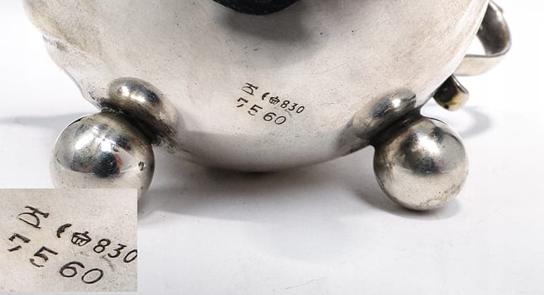 Mlecznik secesyjny, srebro, Niemcy, początek XX w. - 219939