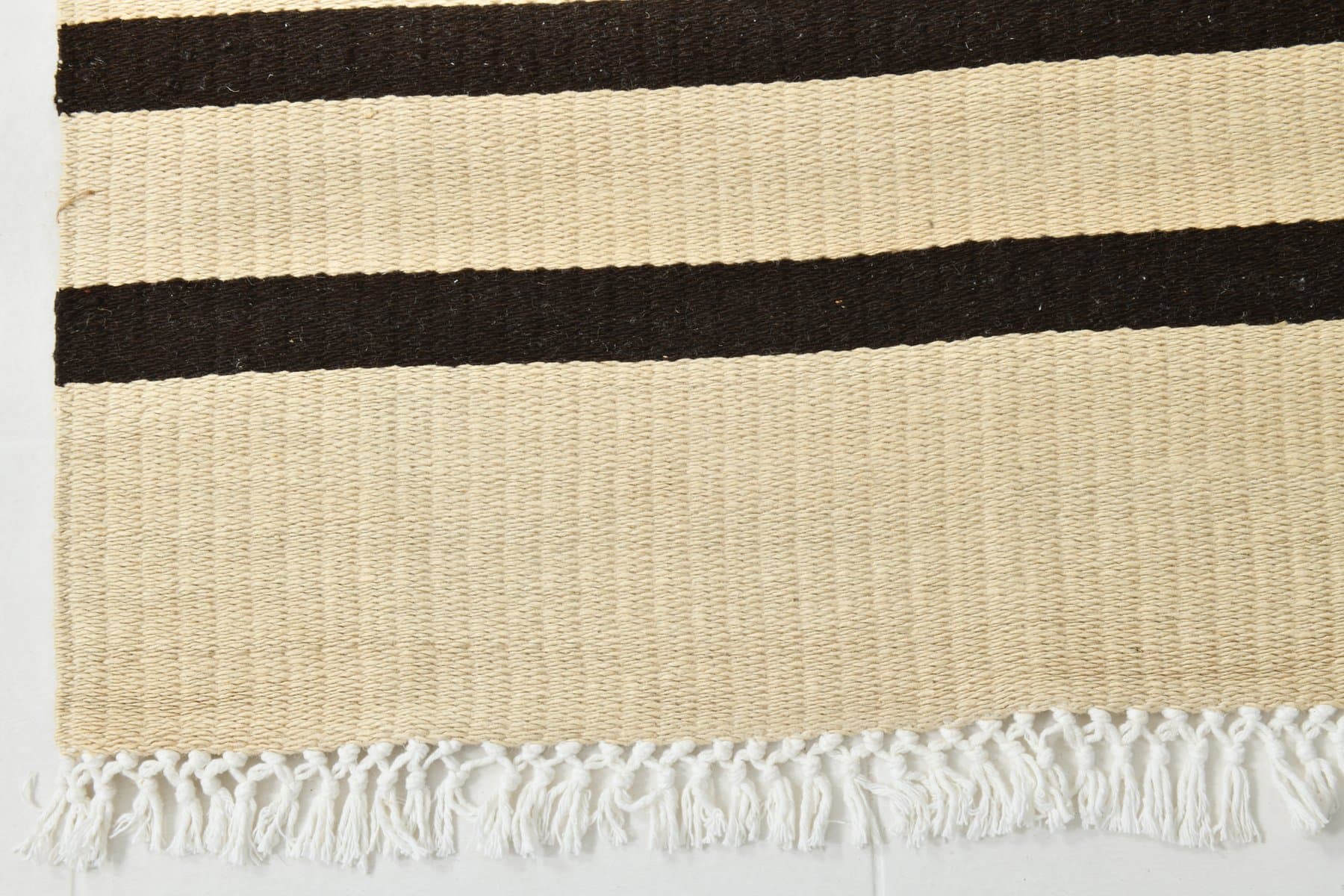 Chodnik 76x217 cm, beżowy, konopie, lata 90. - 220069