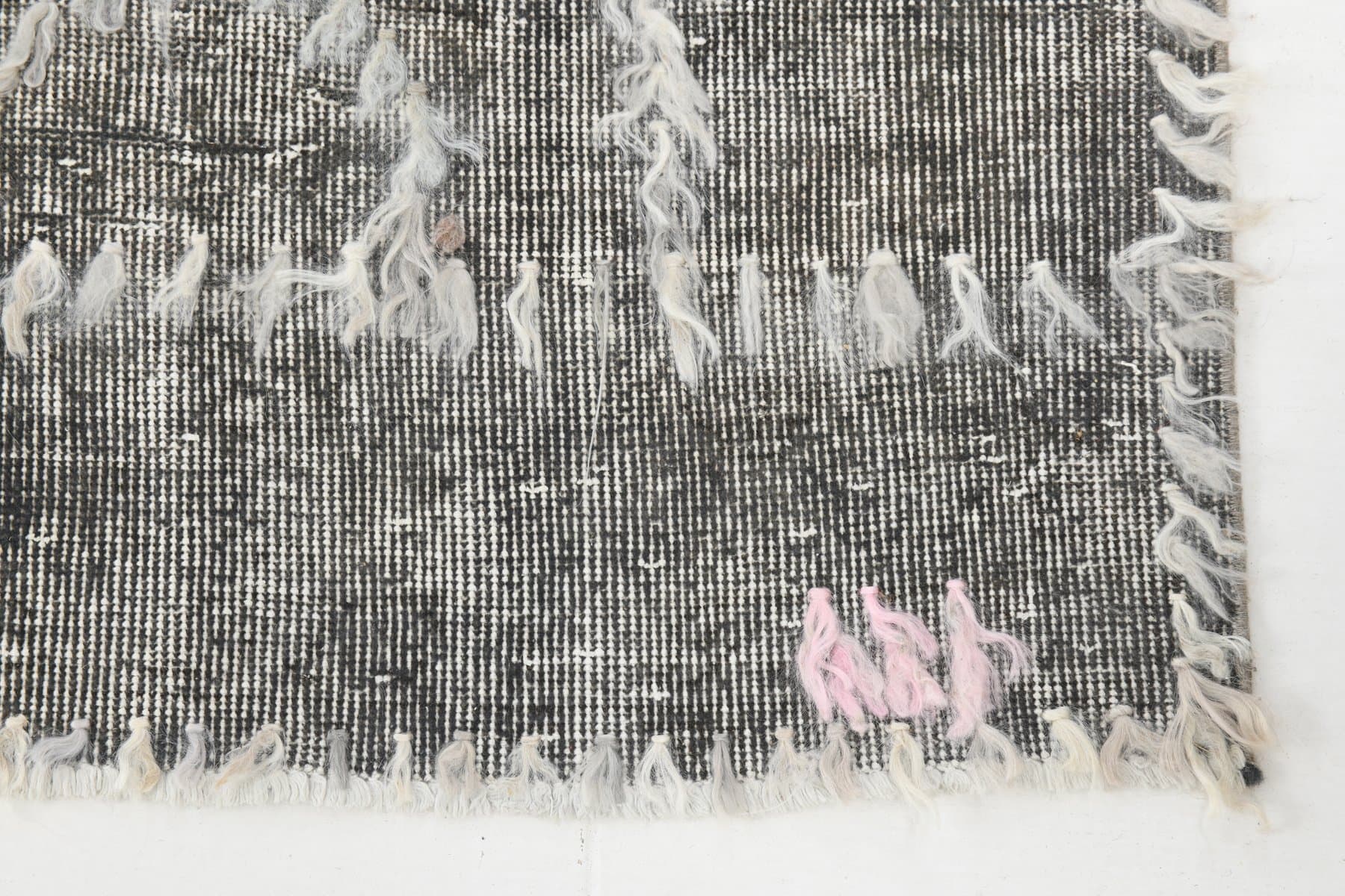 Rug 352x222 cm, grey, wool, 1970s - 220044