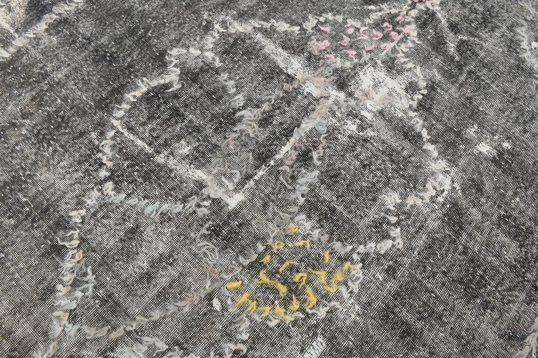 Rug 352x222 cm, grey, wool, 1970s - 220040