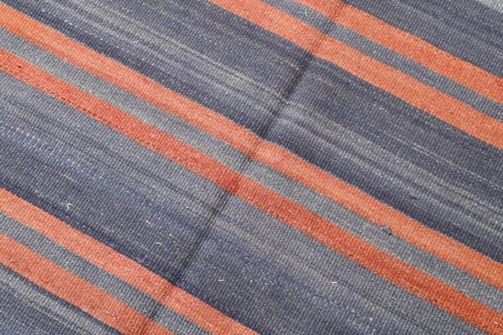 Kilim 223x144 cm, Blue, Red, Wool, 1960s - 219977