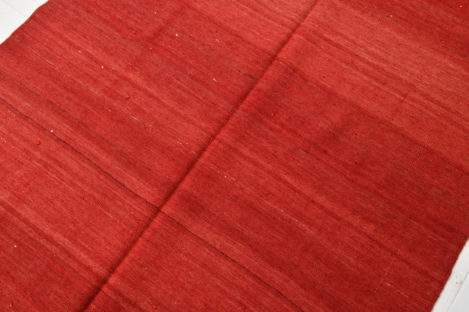 Kilim 253x145 cm, czerwony, wełna, Turcja, lata 60. - 220252