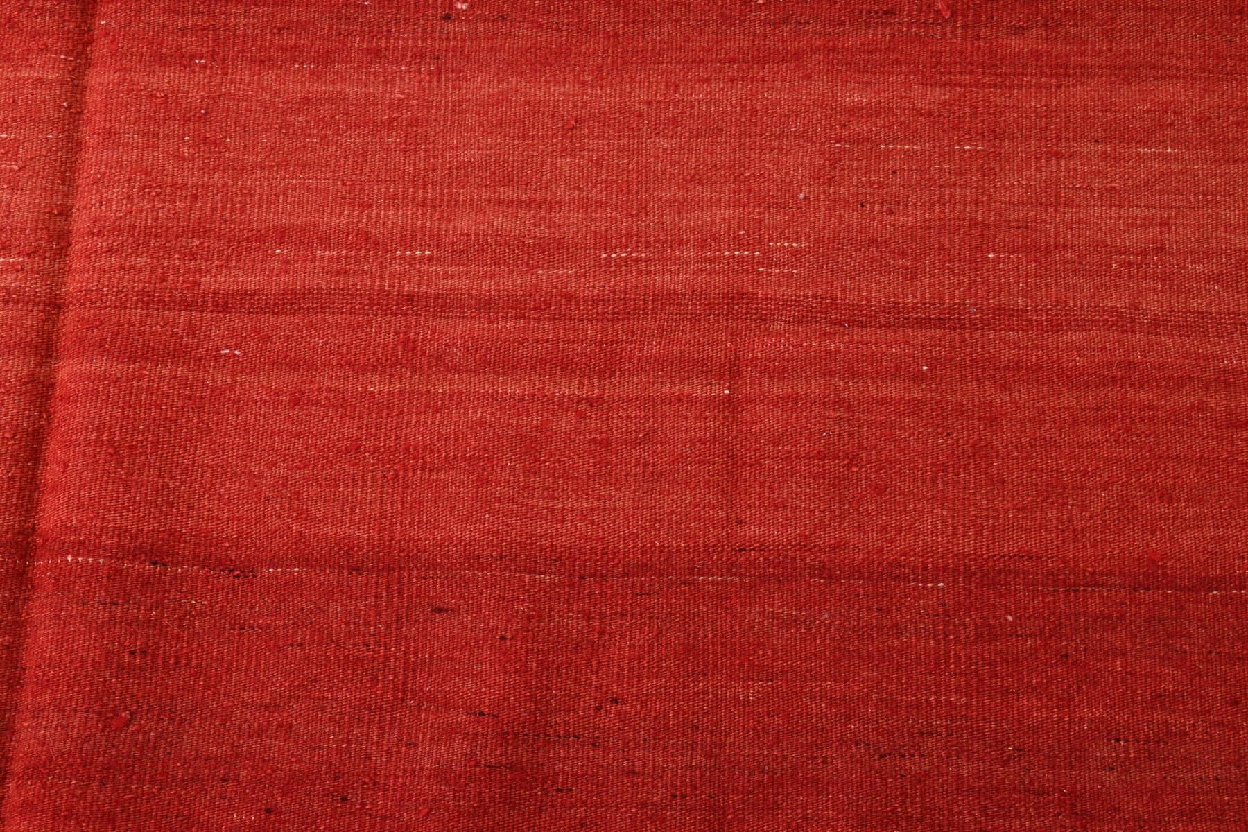 Kilim 253x145 cm, czerwony, wełna, Turcja, lata 60. - 220249