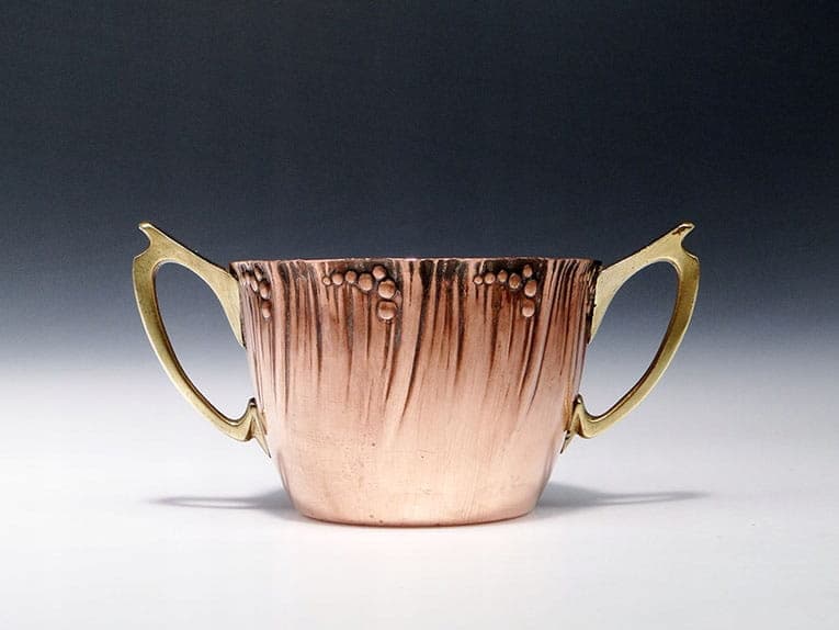 Komplet kawowy secesyjny, miedź, Niemcy, początek XX w. - 220274