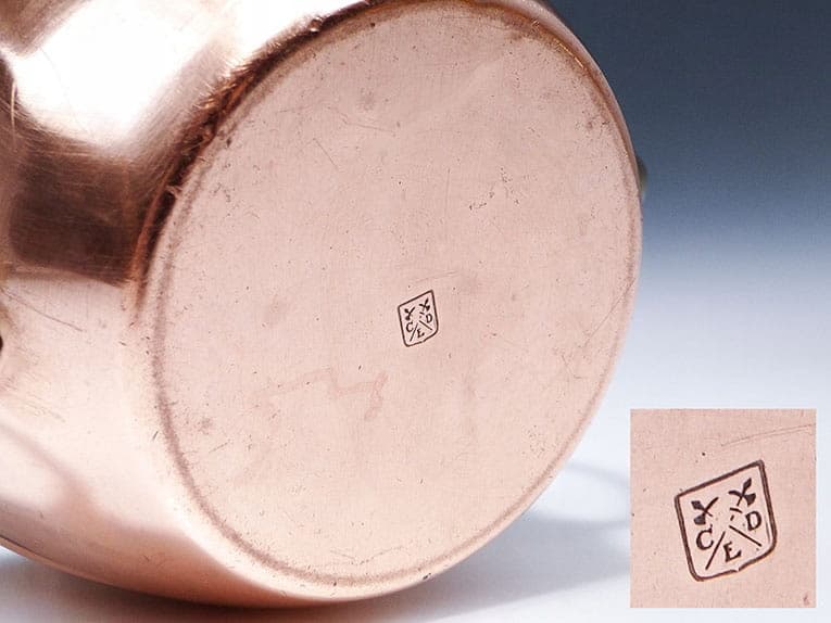 Komplet kawowy secesyjny, miedź, Niemcy, początek XX w. - 220267