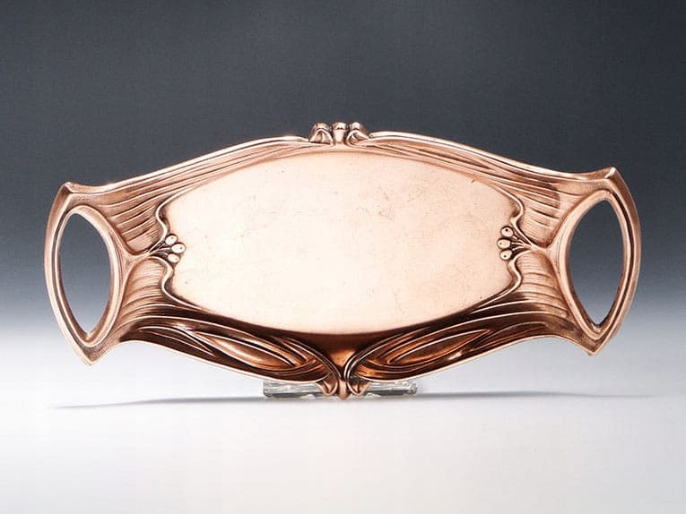 Komplet kawowy secesyjny, miedź, Niemcy, początek XX w. - 220269