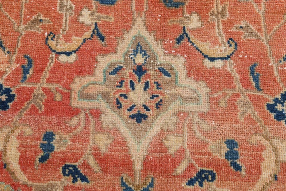 Rug 393x291 cm, beige, wool, Turkey, 1960s - 220407