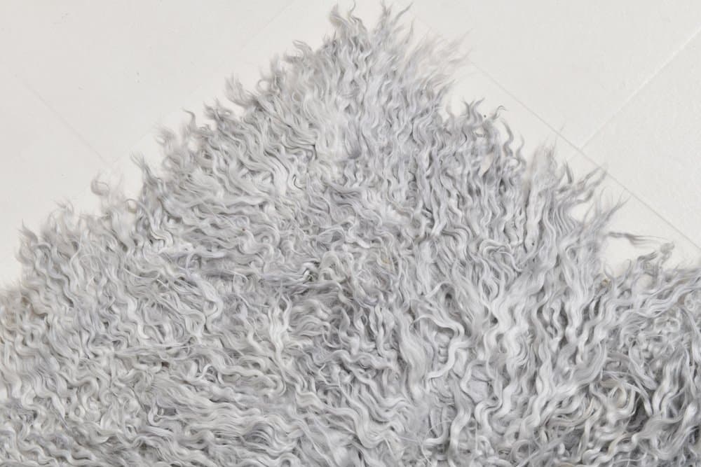 Runner Rug 96x262 cm, grey, wool, Turkey, 1960s. - 220355