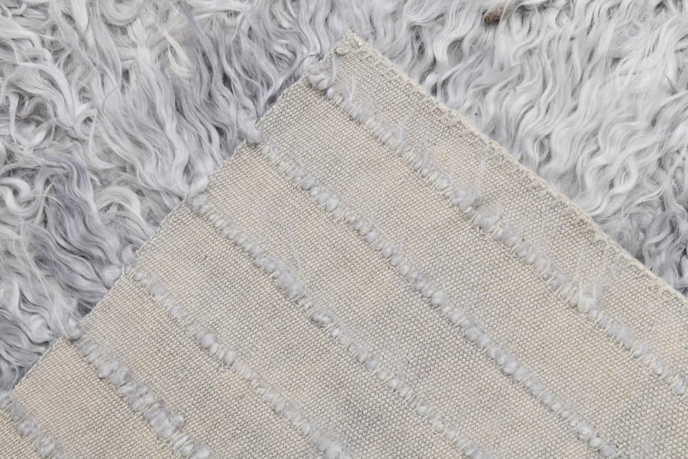 Runner Rug 96x262 cm, grey, wool, Turkey, 1960s. - 220356