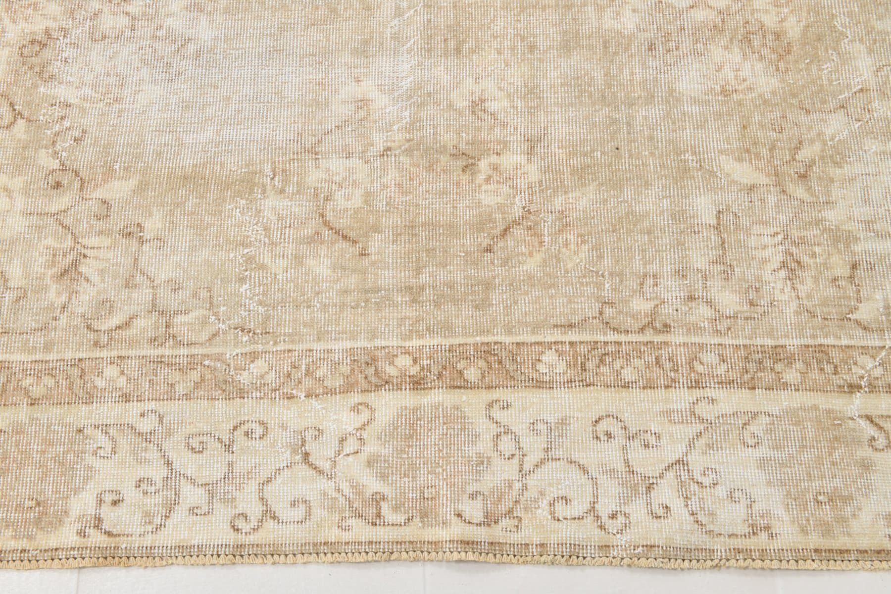 Dywan 325x219 cm, beżowy, wełna, Turcja, lata 70. - 220343