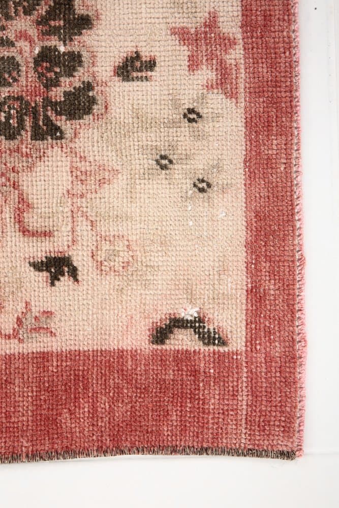 Dywan 184x103 cm, beżowy, wełna, Turcja, lata 60. - 220586