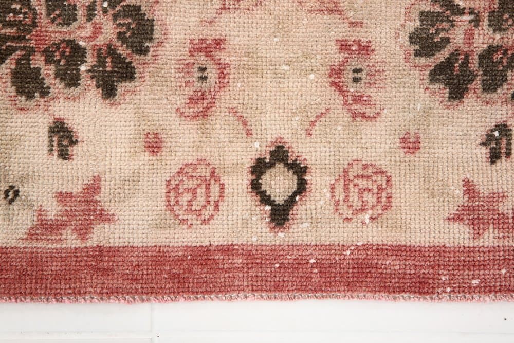 Dywan 184x103 cm, beżowy, wełna, Turcja, lata 60. - 220576