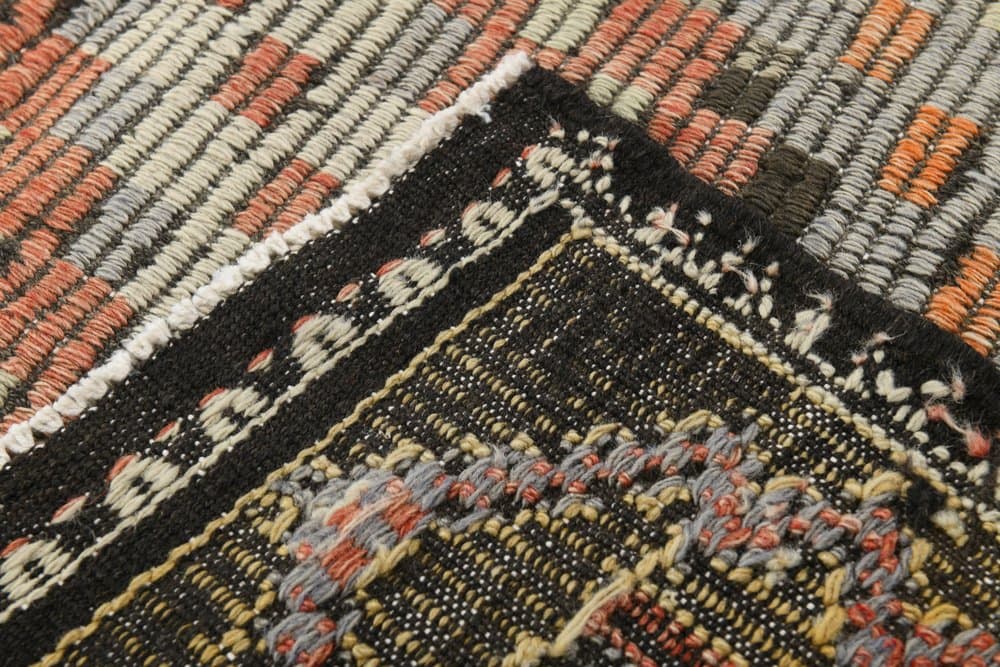 Kilim 186x329 cm, Red, Blue, Wool, 1970s - 221421