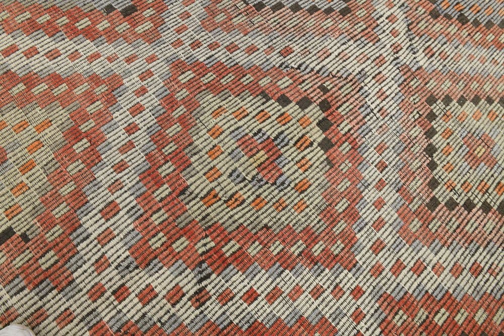 Kilim 186x329 cm, Red, Blue, Wool, 1970s - 221425