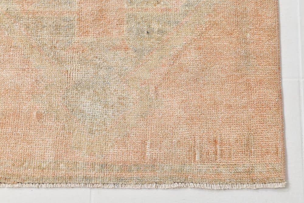 Runner 351x80 cm, pink, wool, 1960s - 221403
