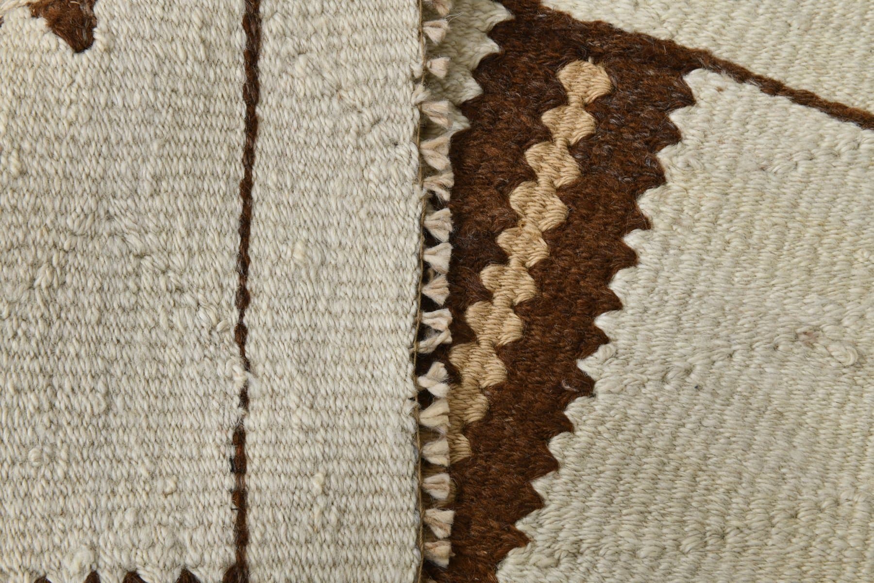 Kilim 86x285 cm, beżowy, wełna, Turcja, lata 70. - 221381