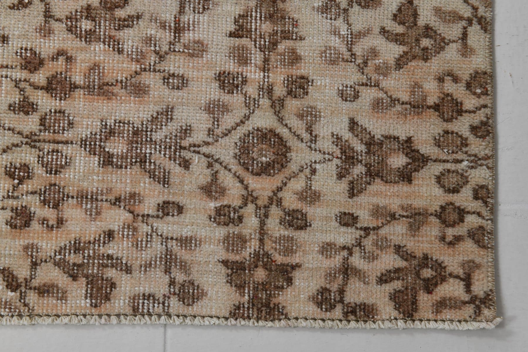 Dywan 172x284 cm, beżowy, wełna, lata 70. - 221351