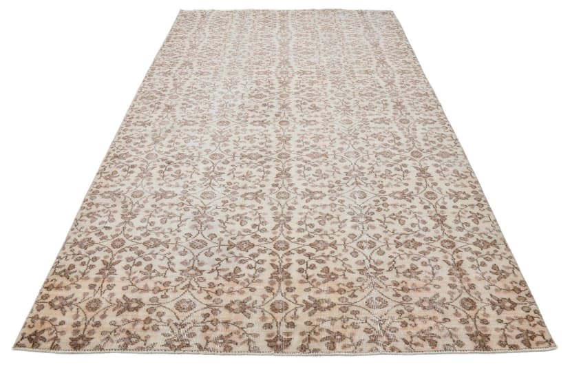 Dywan 172x284 cm, beżowy, wełna, lata 70.