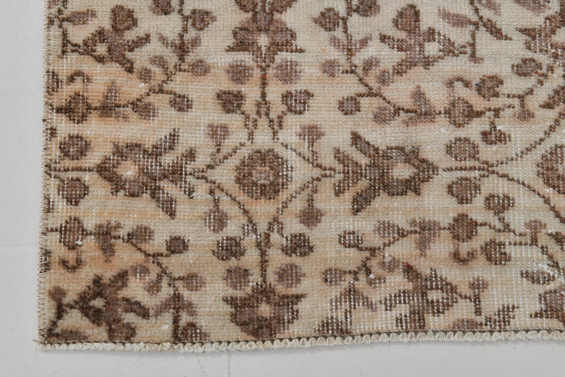 Dywan 172x284 cm, beżowy, wełna, lata 70. - 221350