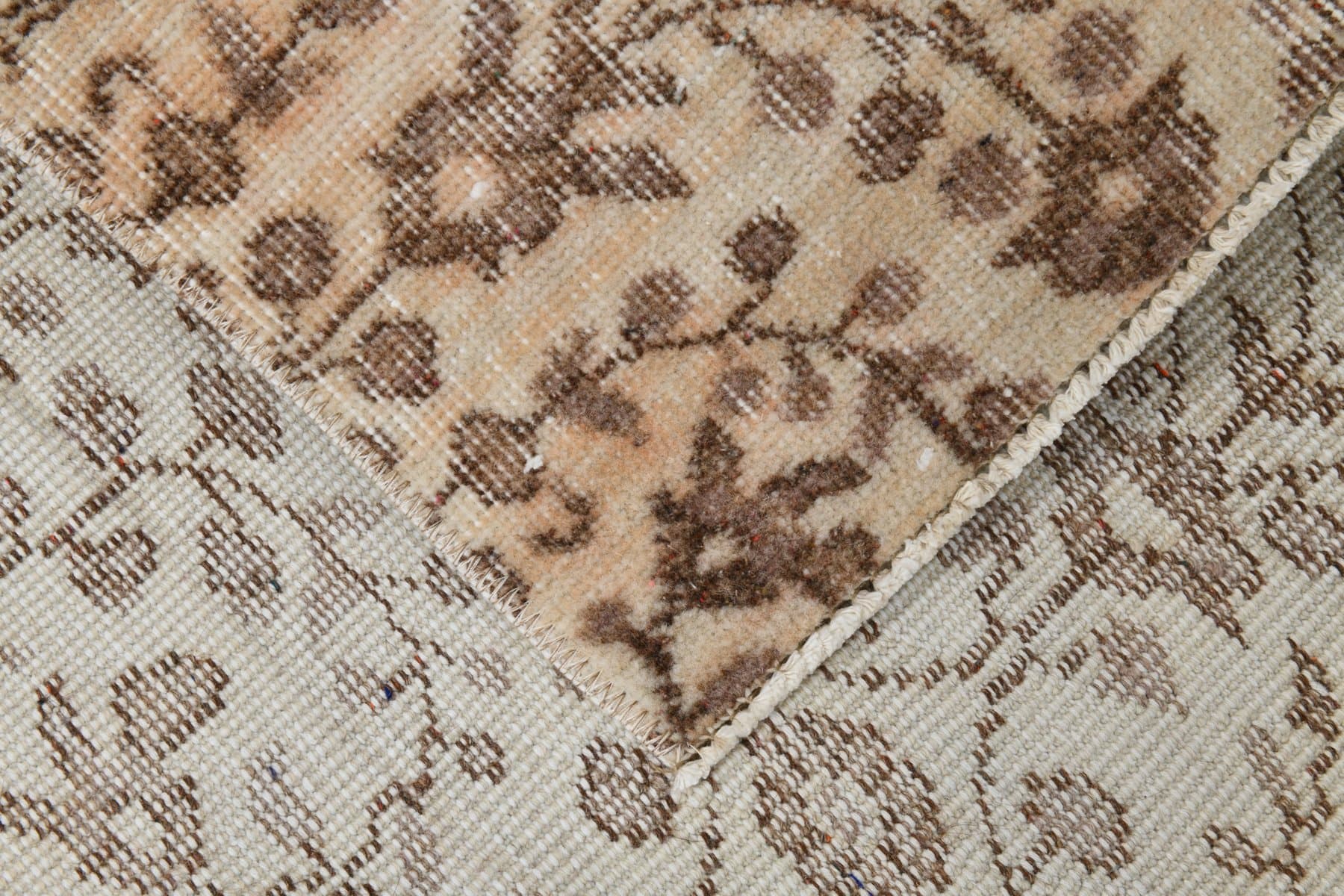 Dywan 172x284 cm, beżowy, wełna, lata 70. - 221342