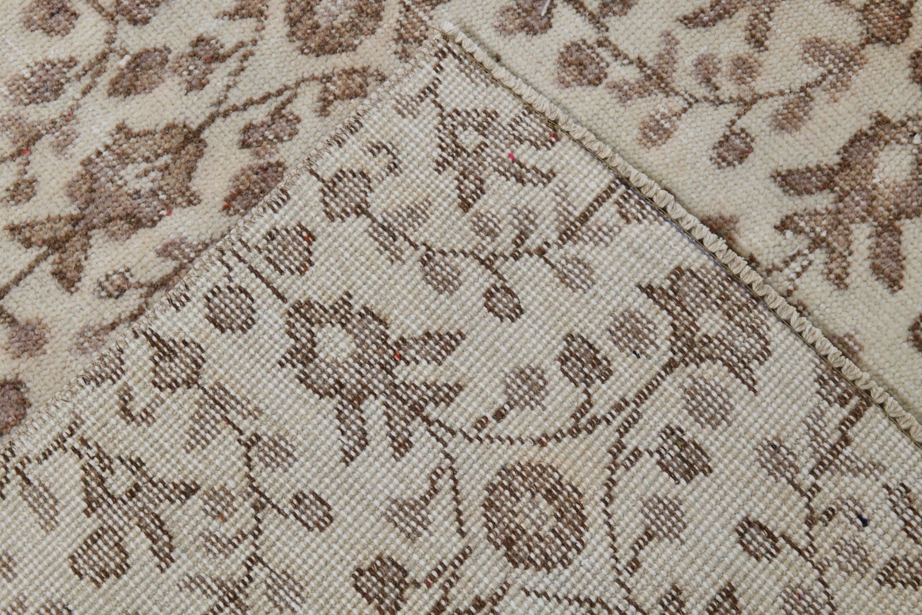 Dywan 172x284 cm, beżowy, wełna, lata 70. - 221348