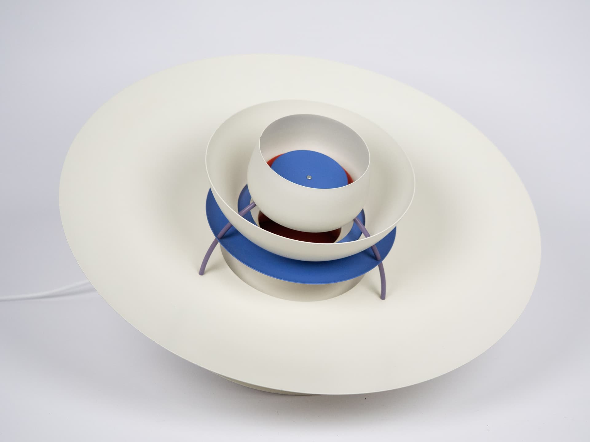 Pendant Lamp PH 5, white metal, by P. Henningsen, Louis Poulsen, Denmark, 1980s. - 220732