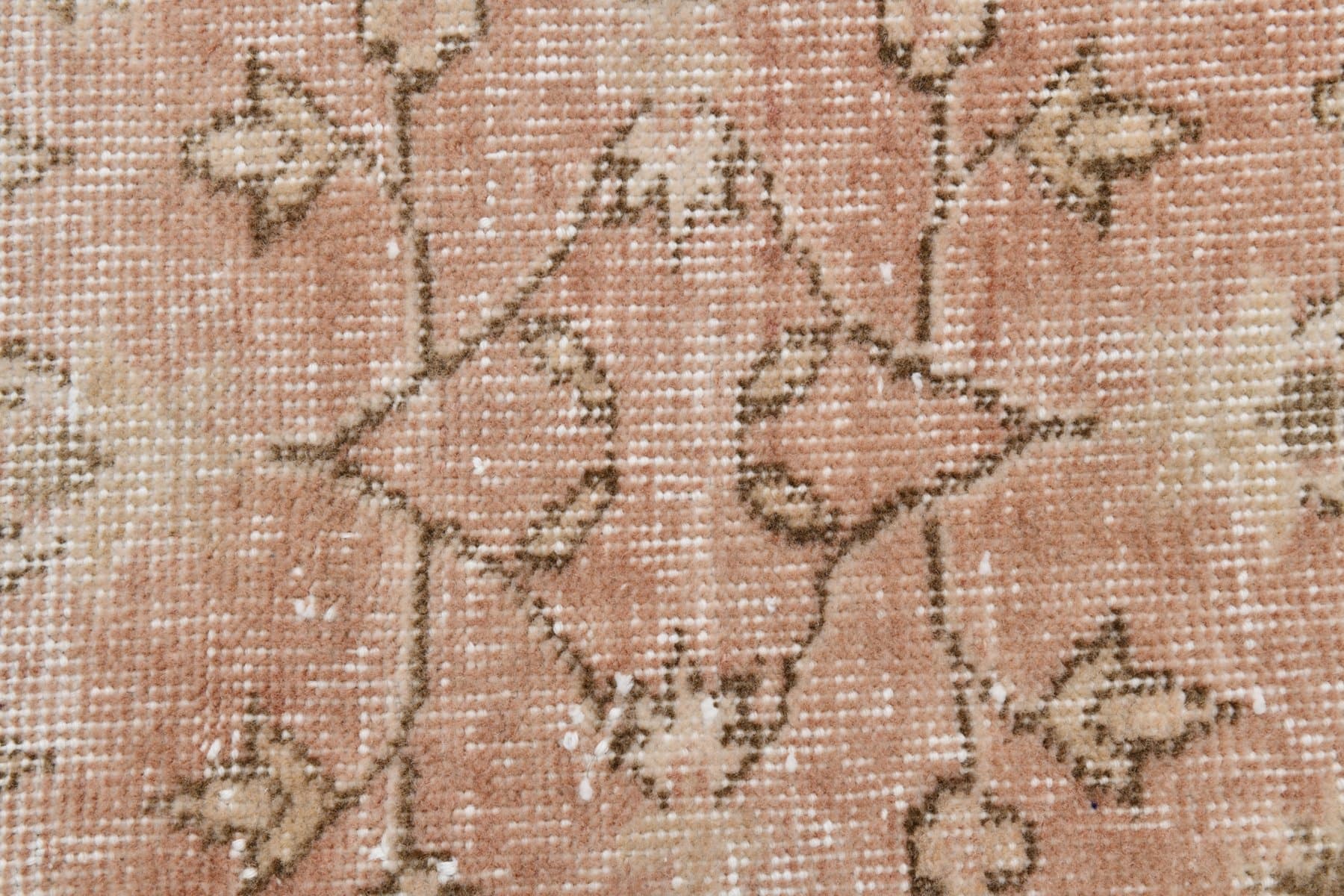 Dywan 173x293 cm, różowy, wełna, lata 60. - 221336