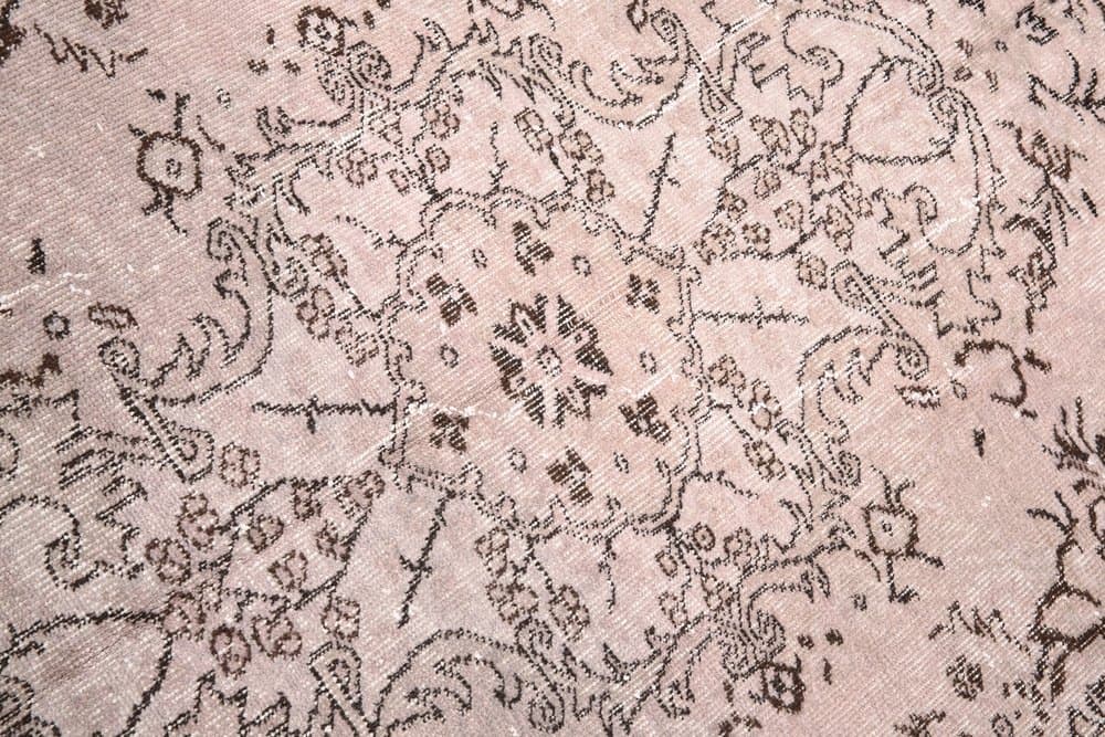 Dywan 267x199 cm, różowy, wełna, Turcja, lata 60. - 221248