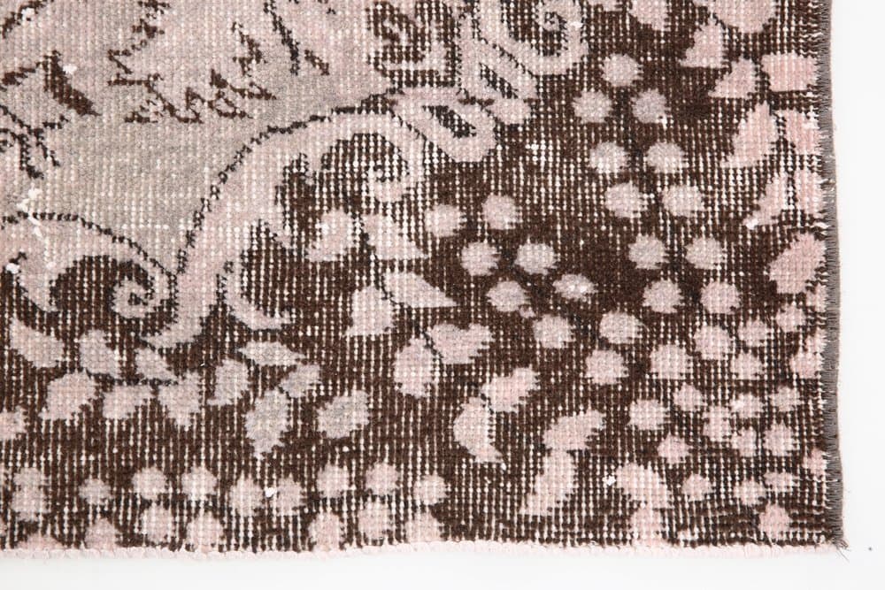 Dywan 267x199 cm, różowy, wełna, Turcja, lata 60. - 221239