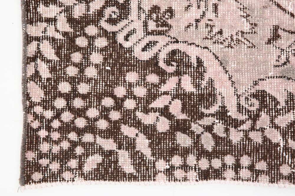 Dywan 267x199 cm, różowy, wełna, Turcja, lata 60. - 221238