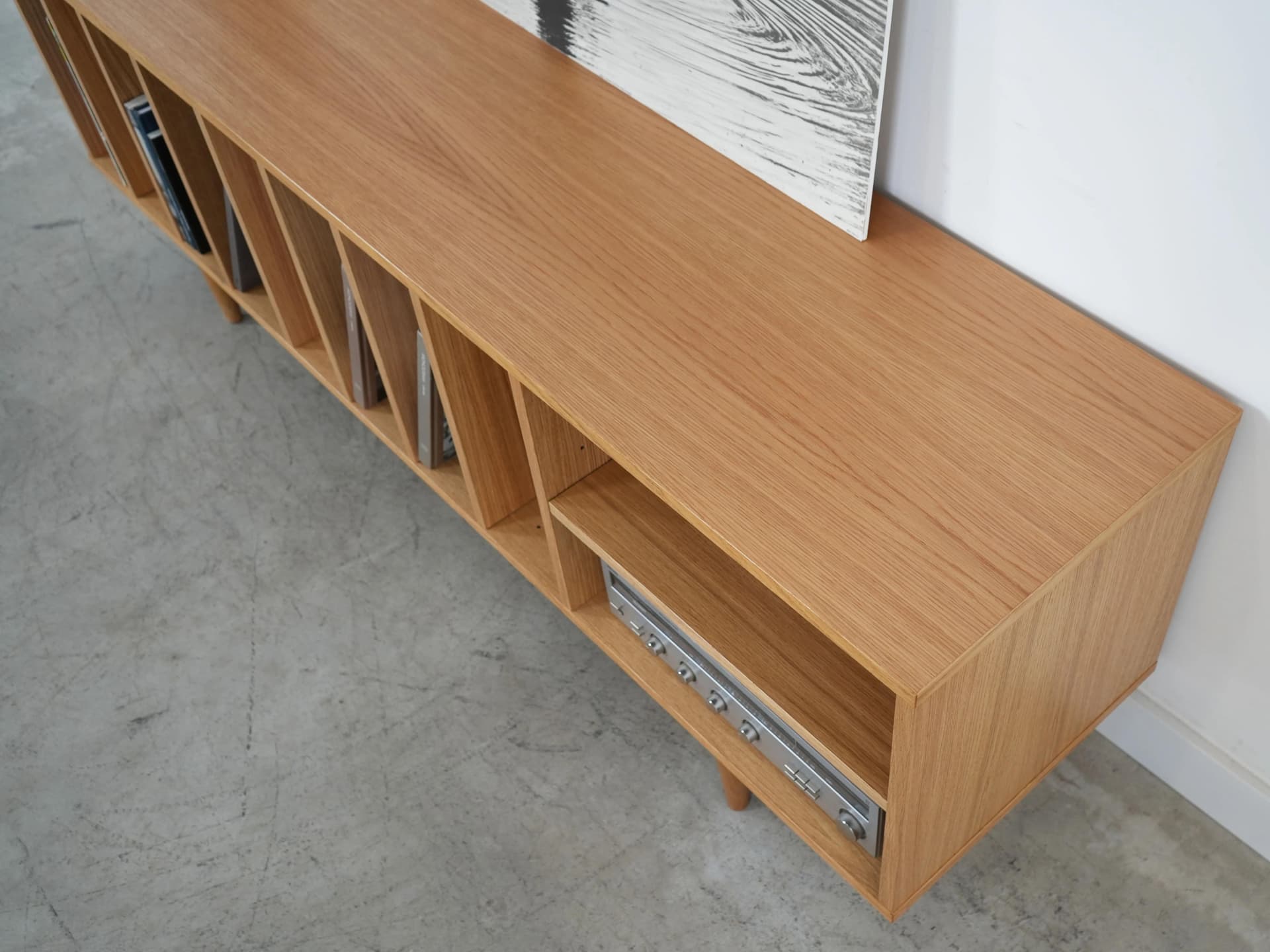 Sideboard, dąb, Polska, lata 60. - 16058