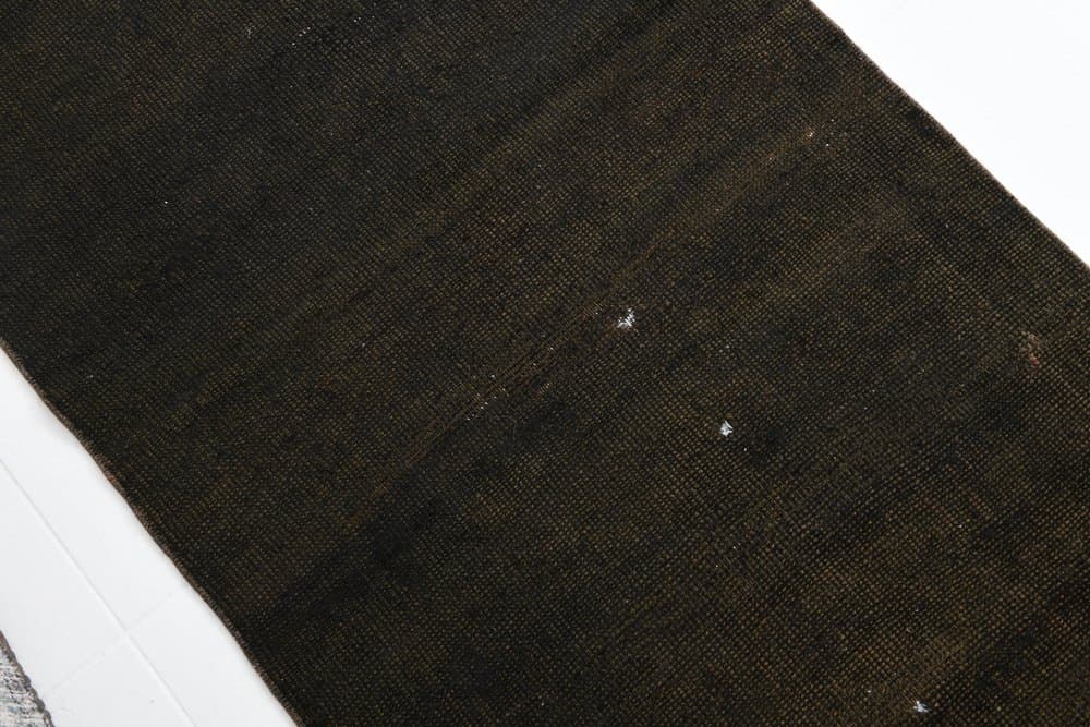 Chodnik 304x82 cm, brązowy, wełna, Turcja, lata 60. - 221153