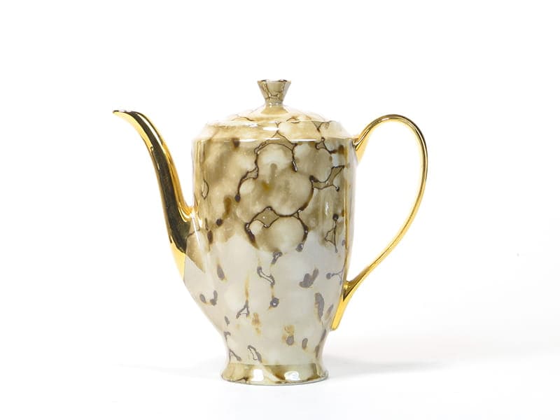 Serwis kawowy Feston, porcelana kość słoniowa, proj. W. Potacki, Ćmielów, Polska, lata 60. - 220764