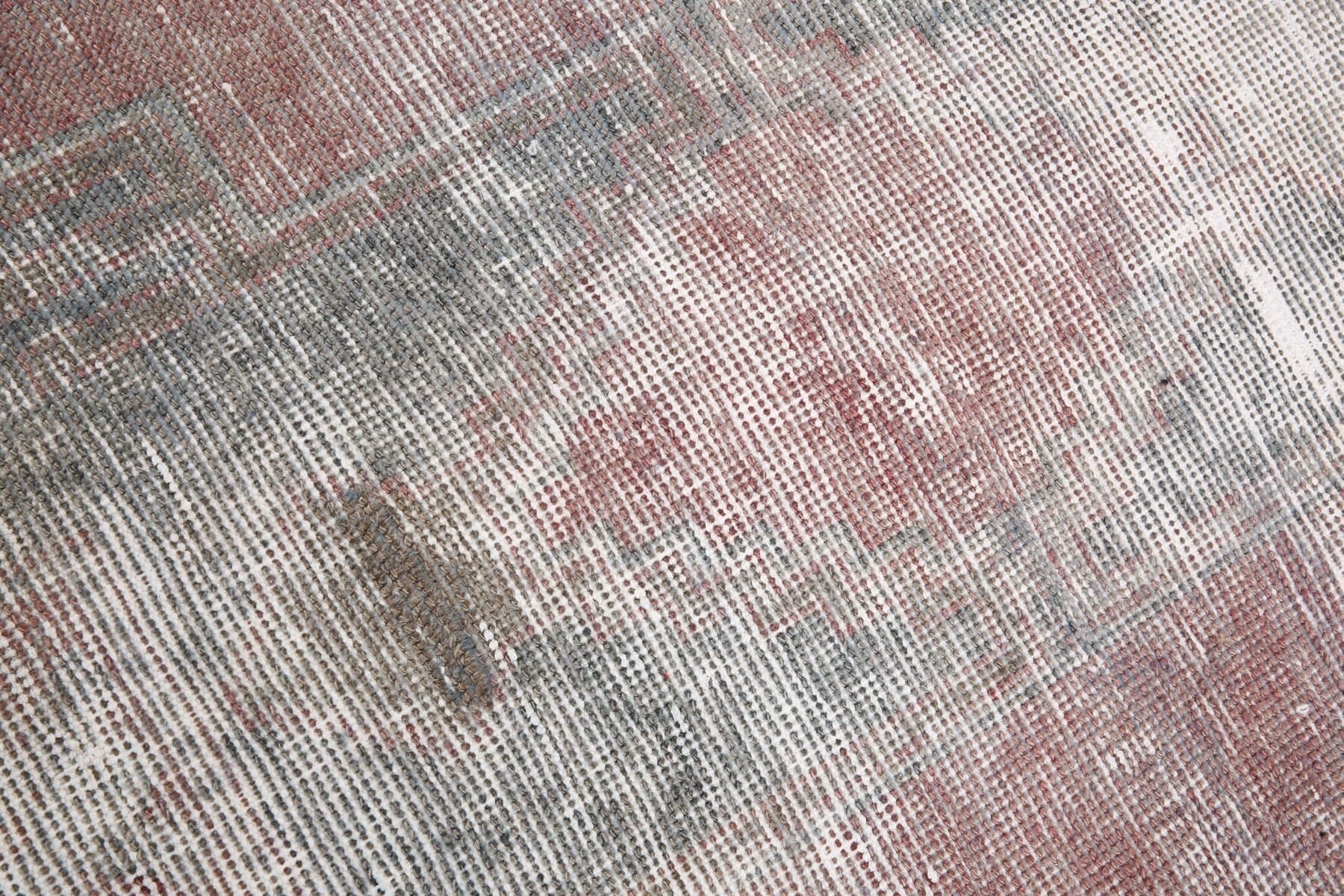 Runner Rug 319x83 cm, pink, green, wool, Turkey, 1960s. - 221109