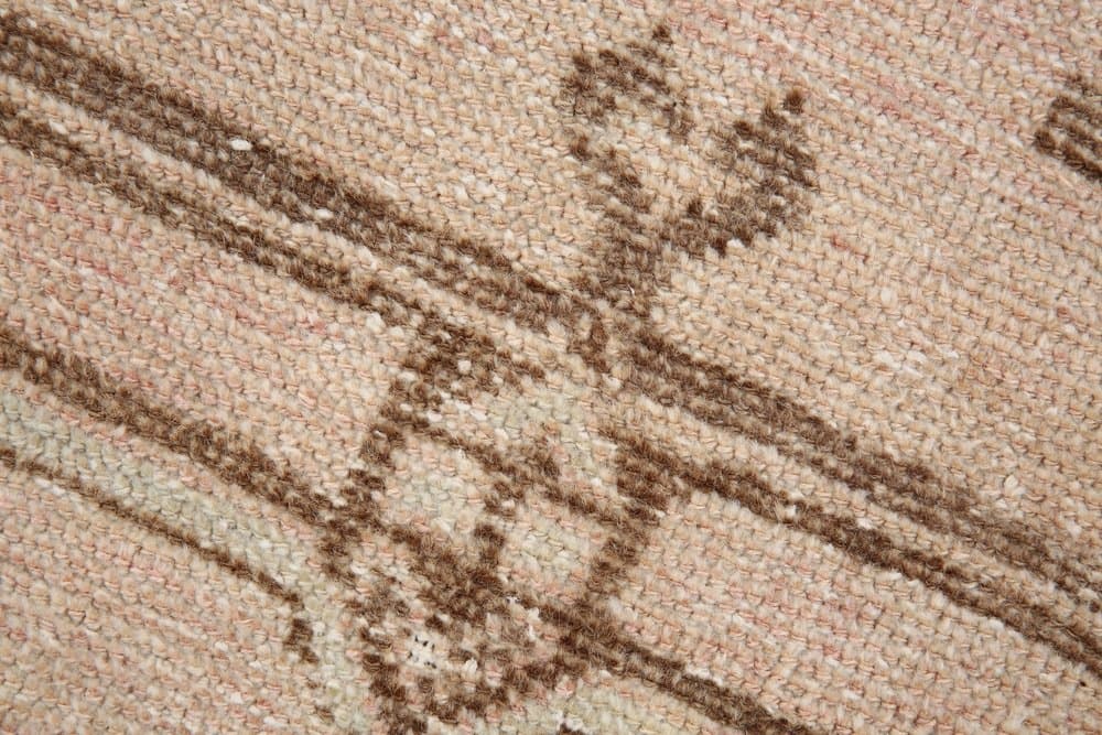 Chodnik 325x86 cm, beżowy, wełna, Turcja, lata 60. - 221105