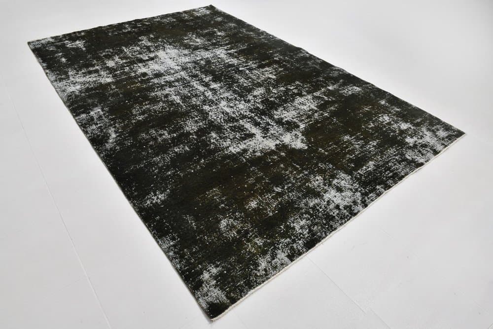 Dywan 314x207 cm, czarny, wełna, Turcja, lata 50. - 220995