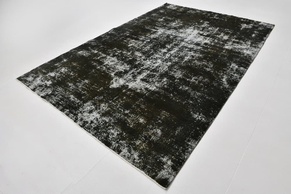 Dywan 314x207 cm, czarny, wełna, Turcja, lata 50. - 220990