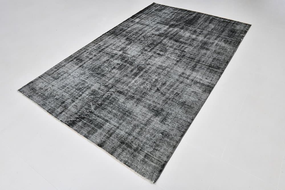 Dywan 175x276 cm, czarny, szary, wełna, Turcja, lata 50. - 220915