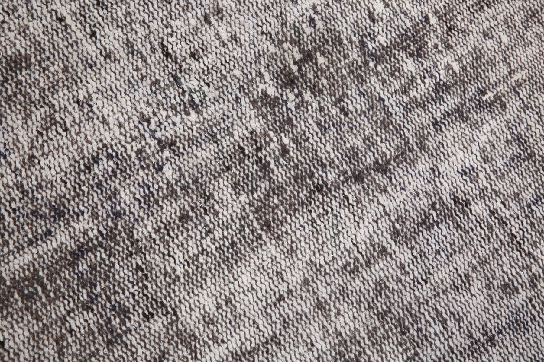 Chodnik 81x306 cm, szary, czarny, wełna, Turcja, lata 50. - 220910